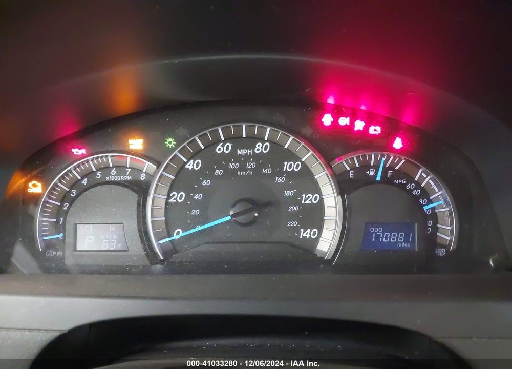 2012 TOYOTA CAMRY VIN: 4T1BF1FK7CU125253