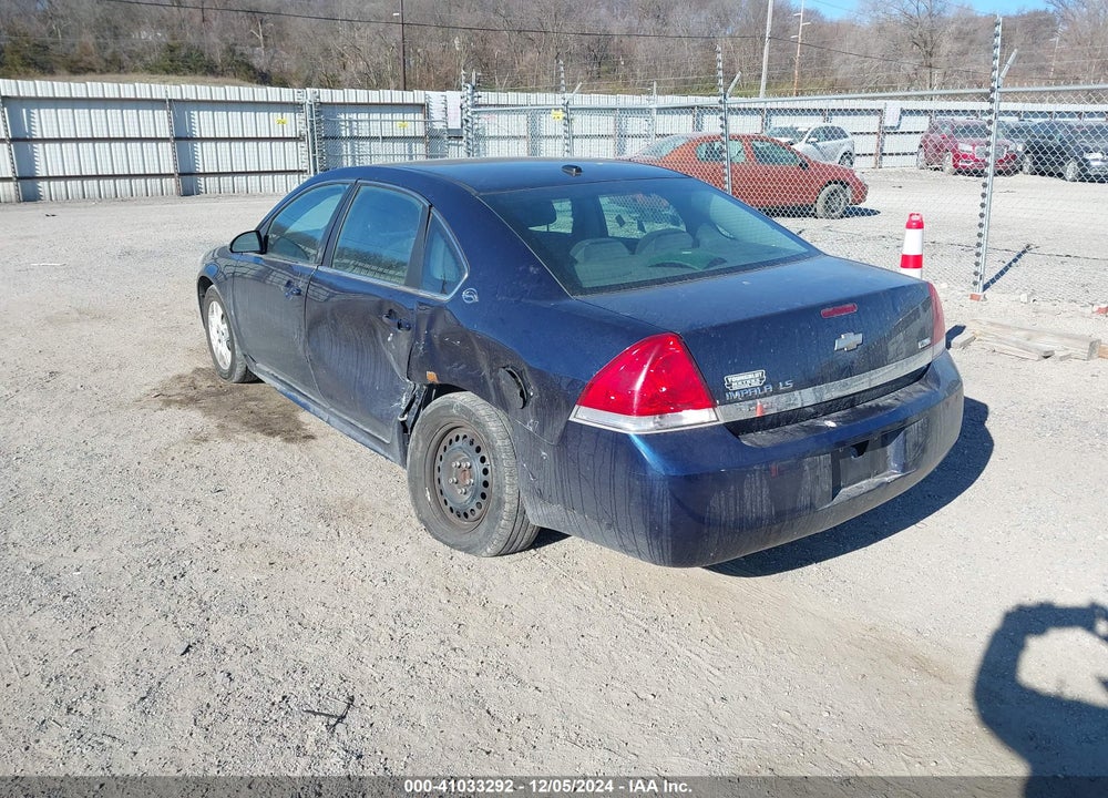 2009 CHEVROLET IMPALA VIN: 2G1WB57K391242302