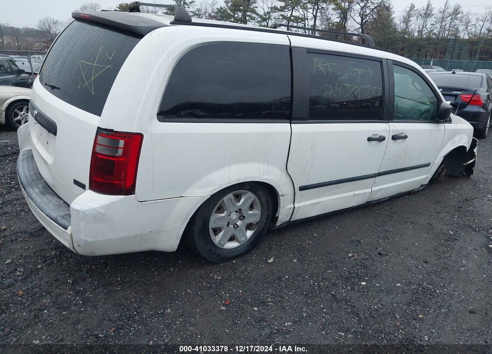 2008 DODGE GRAND CARAVAN SE VIN: 2D8HN44H68R772484