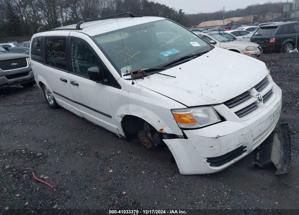 2008 DODGE GRAND CARAVAN SE VIN: 2D8HN44H68R772484