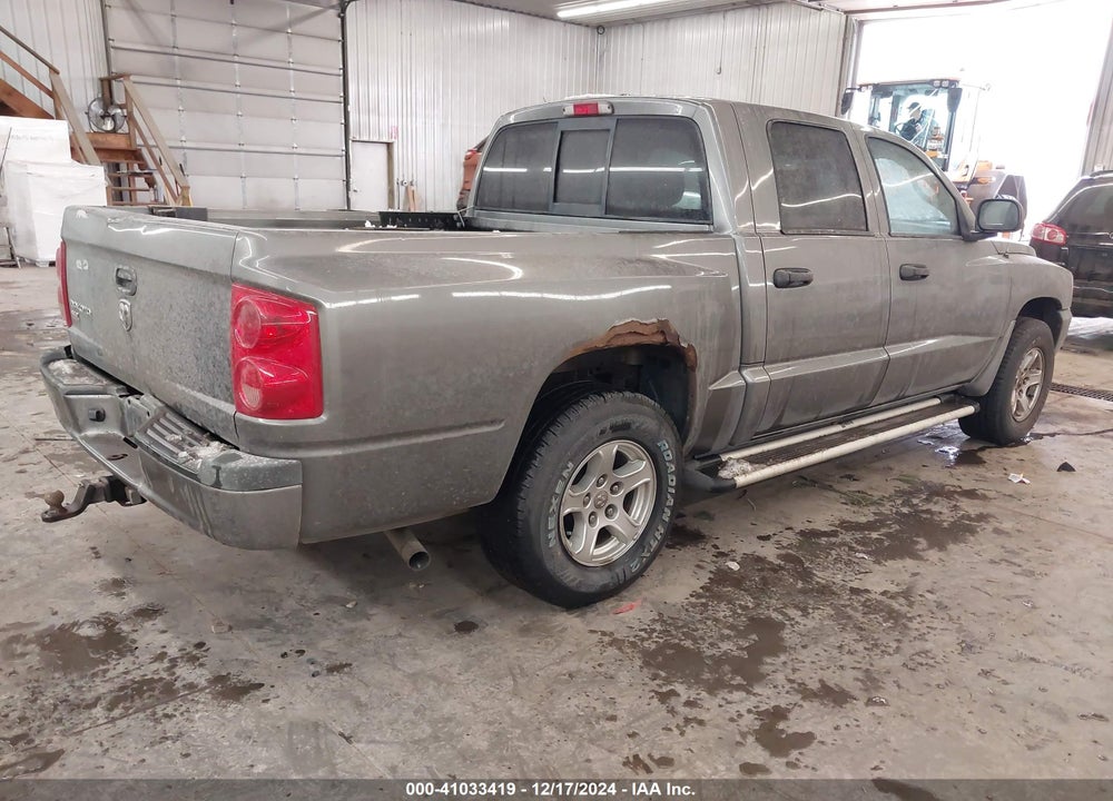 2007 DODGE DAKOTA SLT VIN: 1D7HE48K67S258870