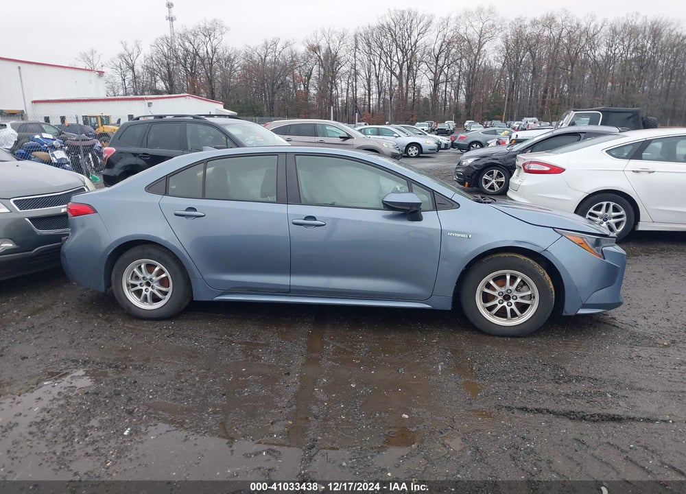 2021 TOYOTA COROLLA HYBRID LE VIN: JTDEAMDE7MJ014817
