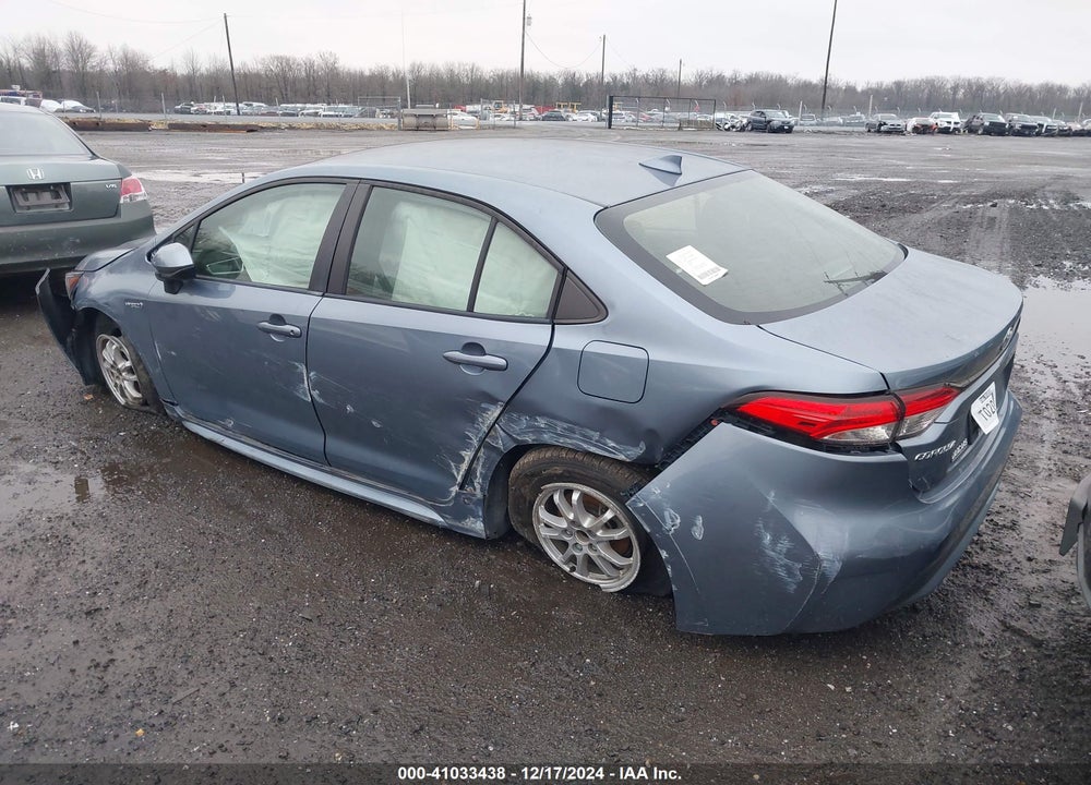 2021 TOYOTA COROLLA HYBRID LE VIN: JTDEAMDE7MJ014817