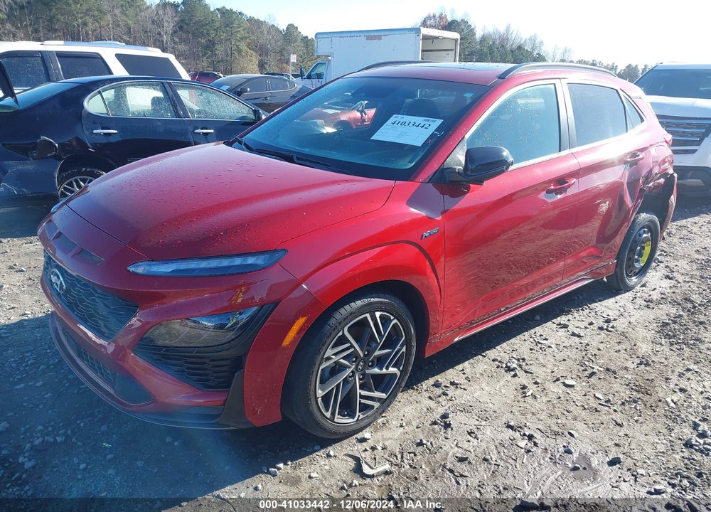 2022 HYUNDAI KONA N LINE VIN: KM8K33A37NU805080