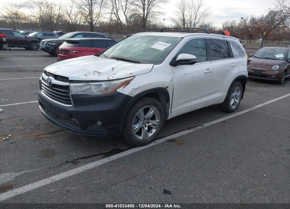 2015 TOYOTA HIGHLANDER LIMITED V6 VIN: 5TDDKRFH9FS080868