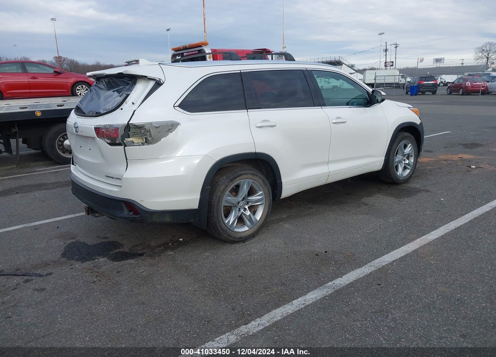 2015 TOYOTA HIGHLANDER LIMITED V6 VIN: 5TDDKRFH9FS080868