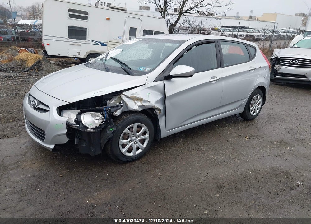 2013 HYUNDAI ACCENT GS VIN: KMHCT5AE8DU129027