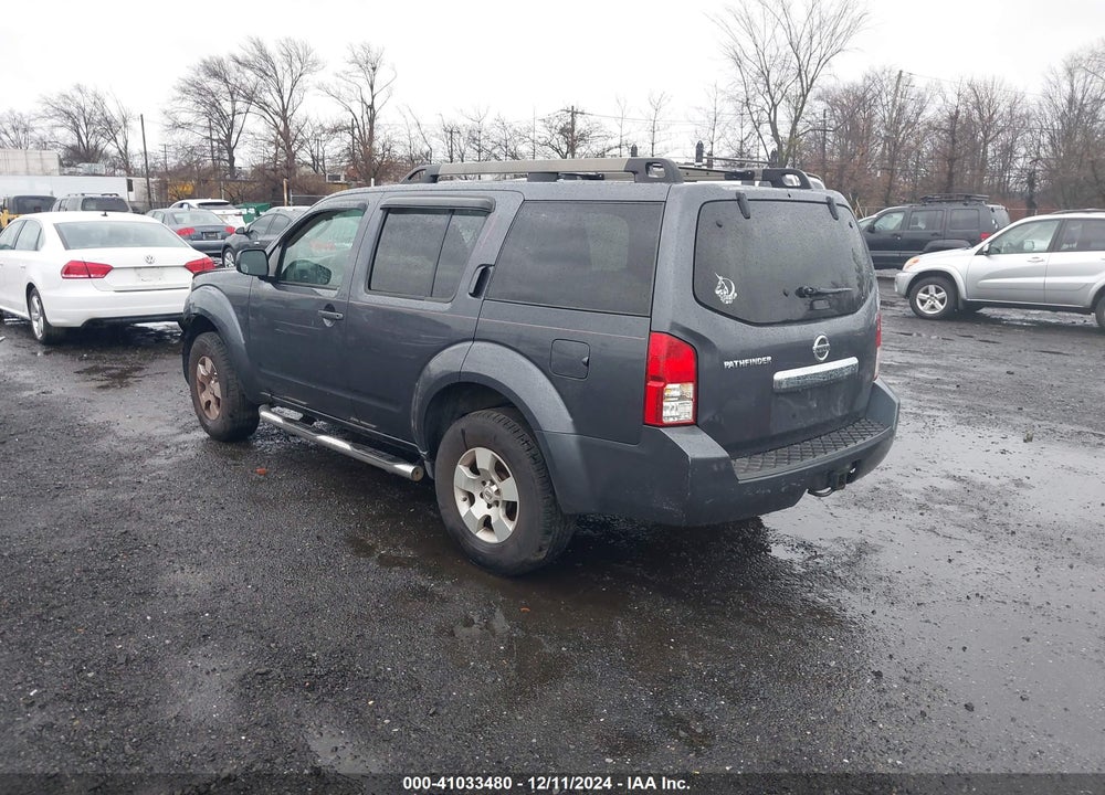 2011 NISSAN PATHFINDER S VIN: 5N1AR1NB2BC607105