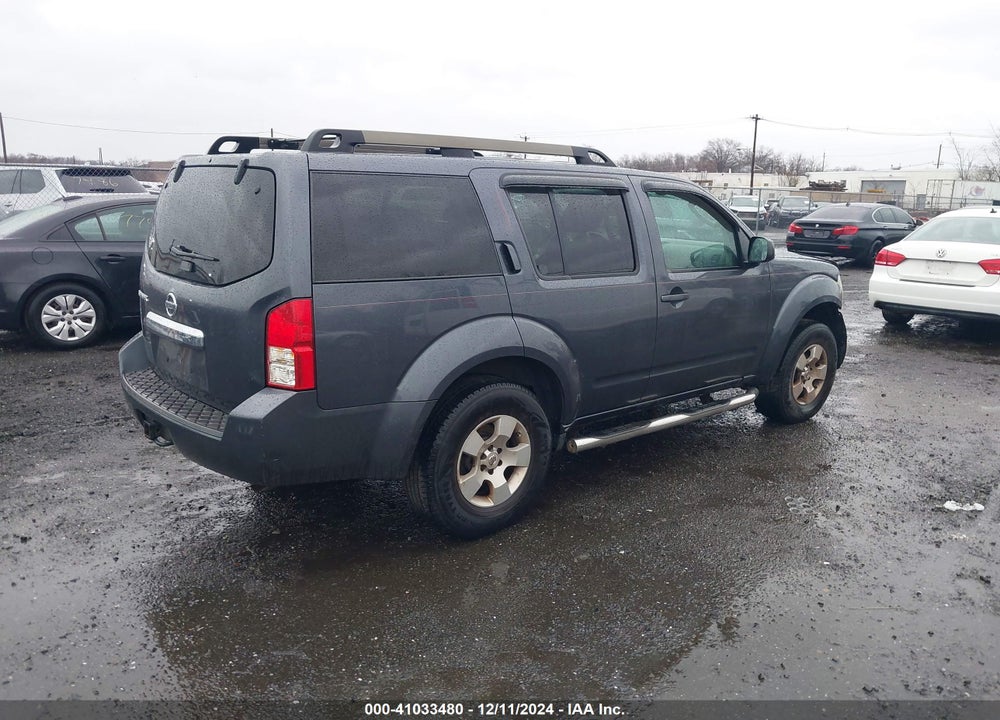2011 NISSAN PATHFINDER S VIN: 5N1AR1NB2BC607105