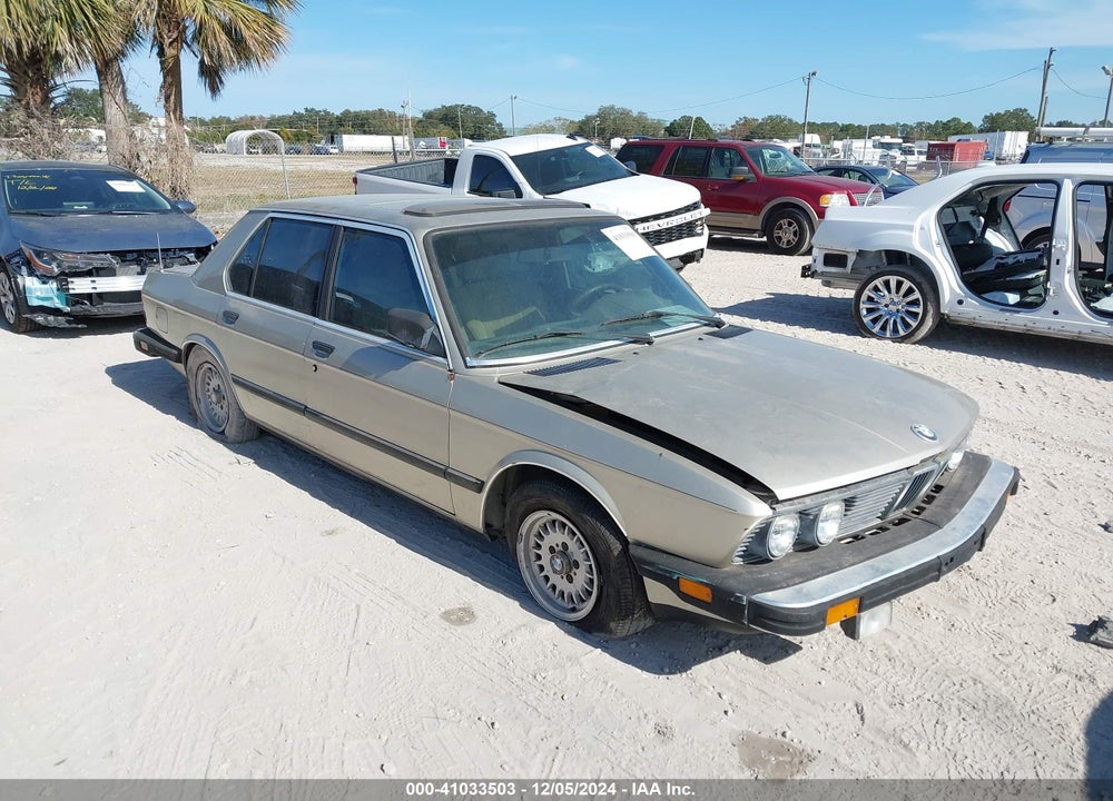 1985 BMW 528 E VIN: WBADK7306F9358768