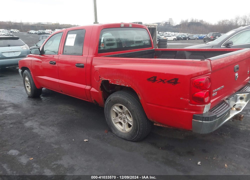 2005 DODGE DAKOTA QUAD SLT VIN: 1D7HW48N95S159349