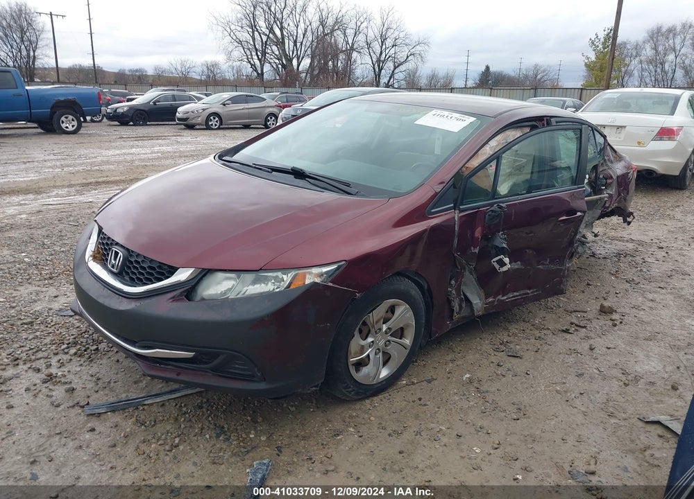 2015 HONDA CIVIC LX VIN: 19XFB2F56FE207270