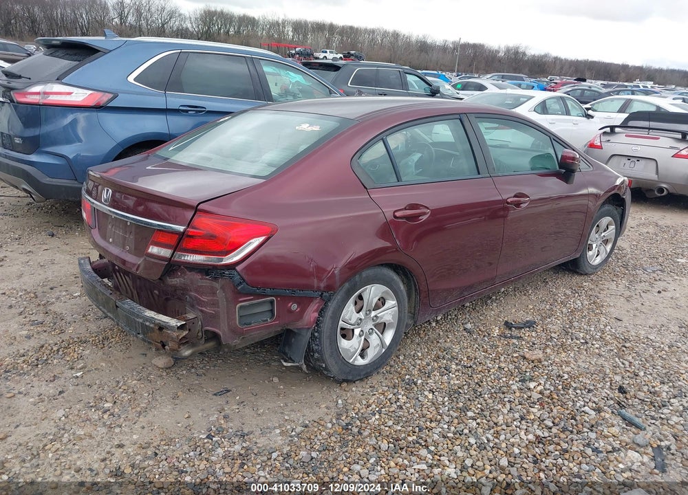 2015 HONDA CIVIC LX VIN: 19XFB2F56FE207270