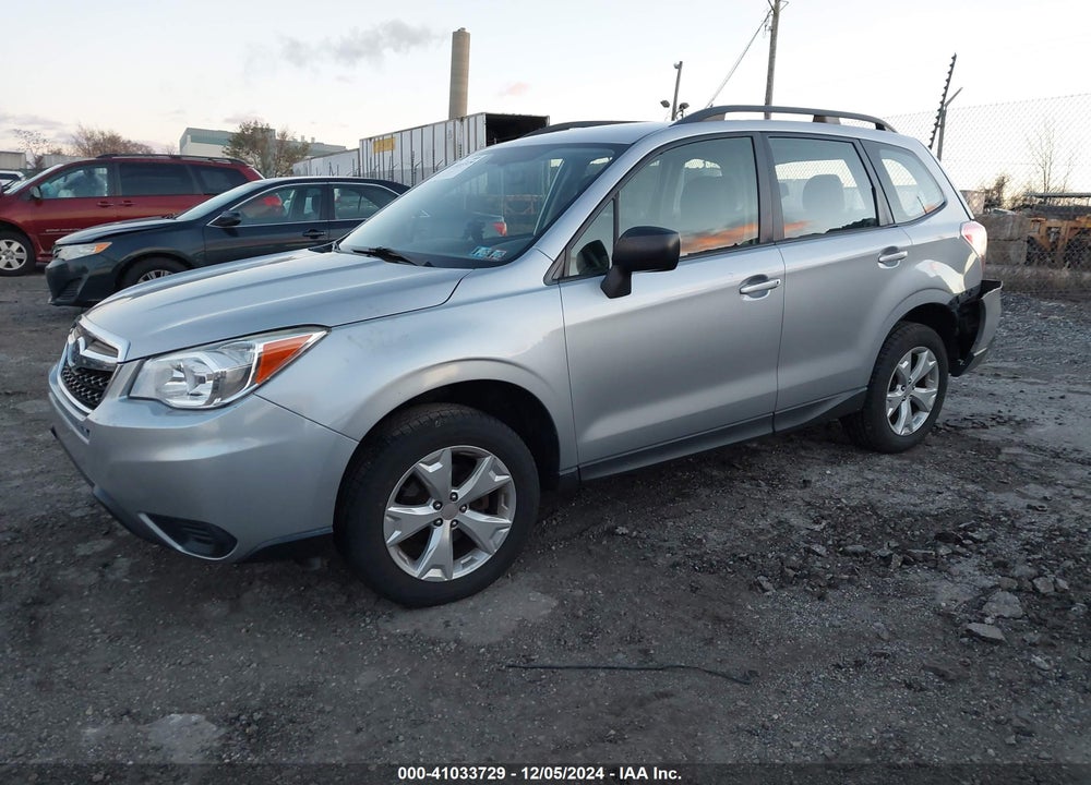 2016 SUBARU FORESTER 2.5I VIN: JF2SJABC8GH518485