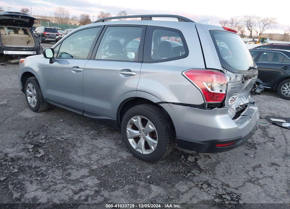 2016 SUBARU FORESTER 2.5I VIN: JF2SJABC8GH518485