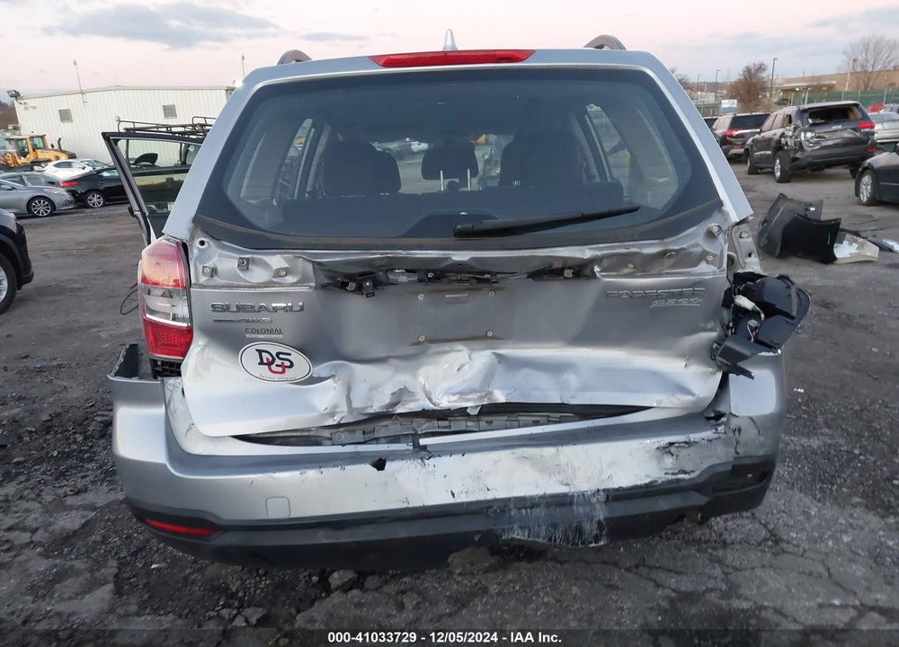 2016 SUBARU FORESTER 2.5I VIN: JF2SJABC8GH518485