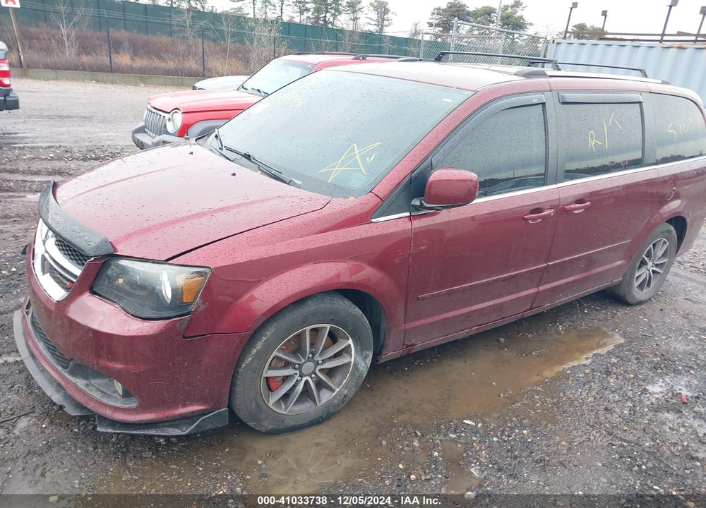 2017 DODGE GRAND CARAVAN SXT VIN: 2C4RDGCGXHR596345