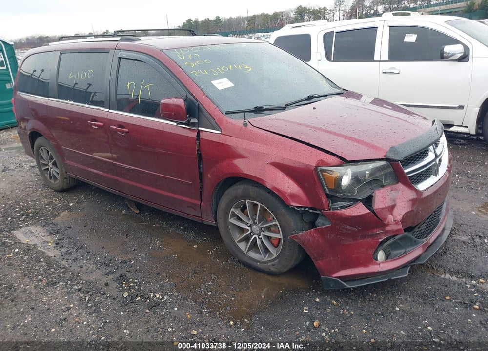 2017 DODGE GRAND CARAVAN SXT VIN: 2C4RDGCGXHR596345