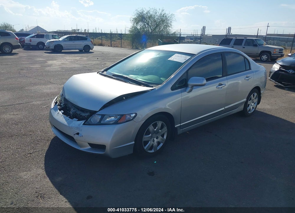 2009 HONDA CIVIC LX VIN: 19XFA16589E049189