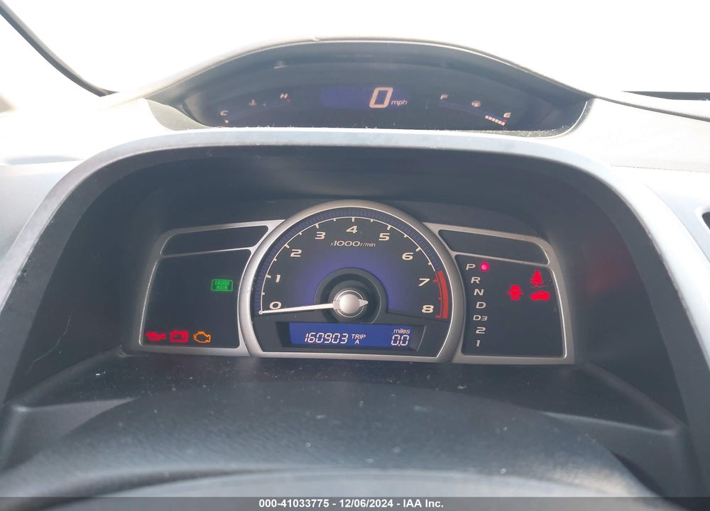 2009 HONDA CIVIC LX VIN: 19XFA16589E049189