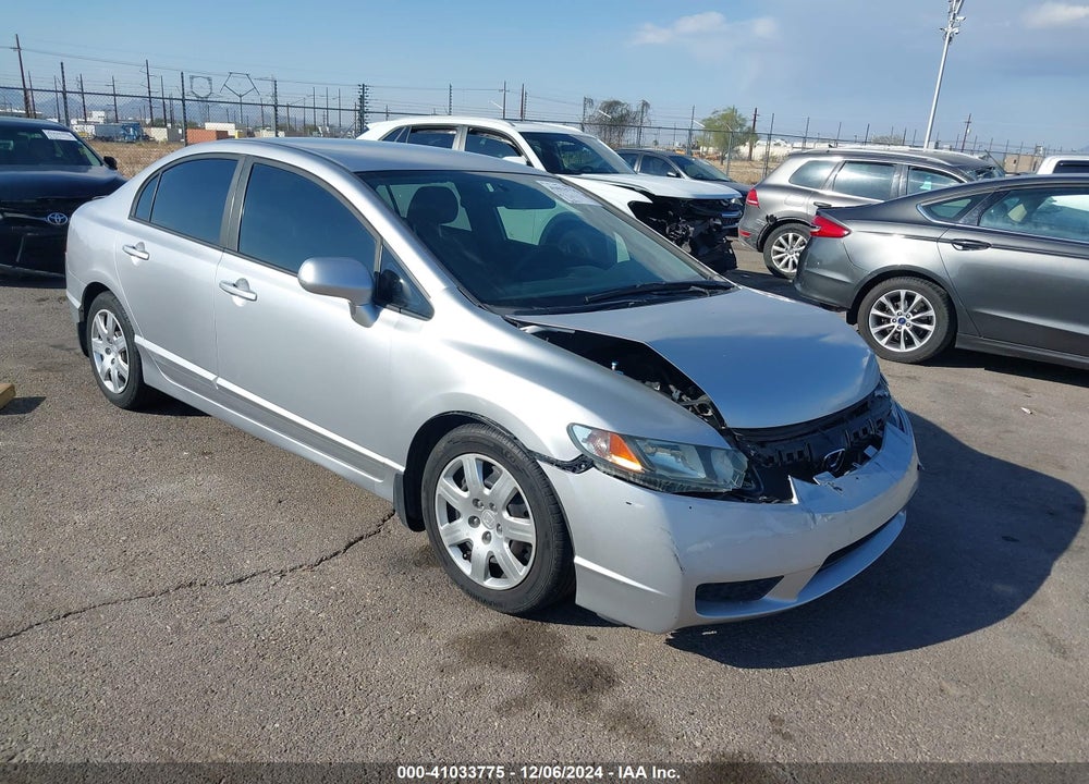 2009 HONDA CIVIC LX VIN: 19XFA16589E049189