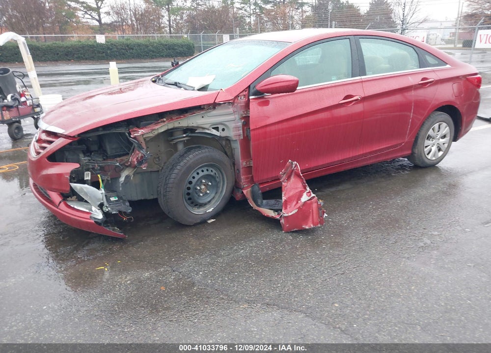 2013 HYUNDAI SONATA GLS VIN: 5NPEB4AC1DH749172