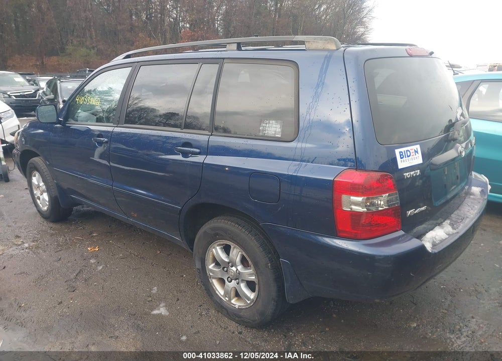 2005 TOYOTA HIGHLANDER V6 VIN: JTEEP21A350097850