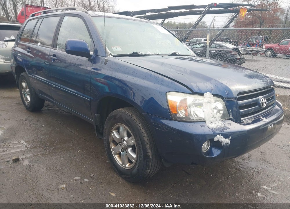 2005 TOYOTA HIGHLANDER V6 VIN: JTEEP21A350097850