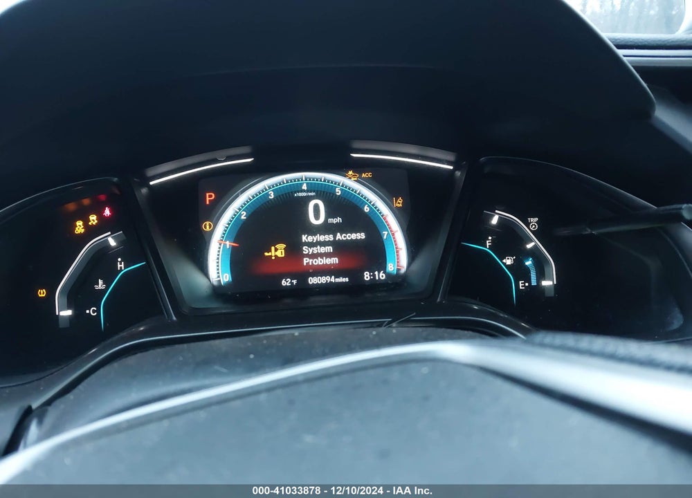 2019 HONDA CIVIC EX VIN: SHHFK7H66KU219957