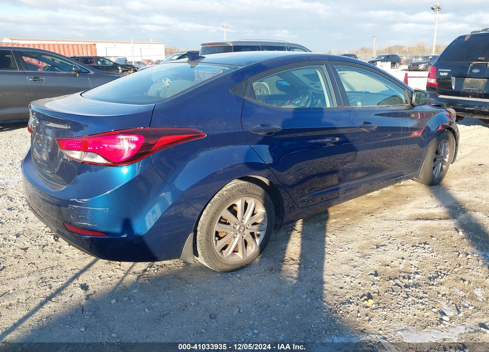 2015 HYUNDAI ELANTRA SE VIN: 5NPDH4AE1FH623599