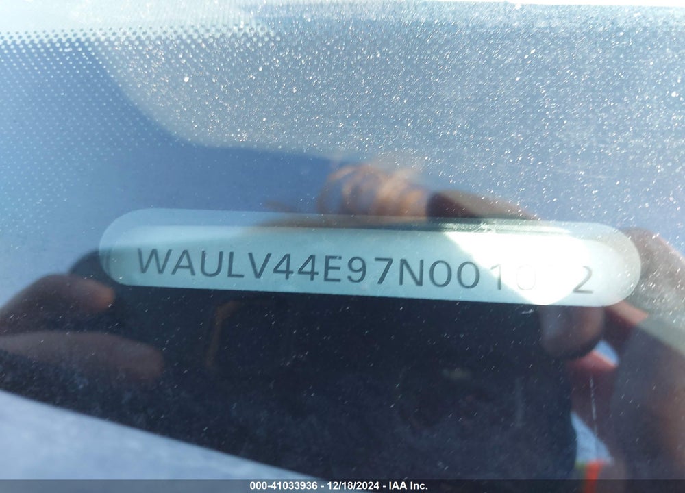 2007 AUDI A8 4.2 VIN: WAULV44E97N001072