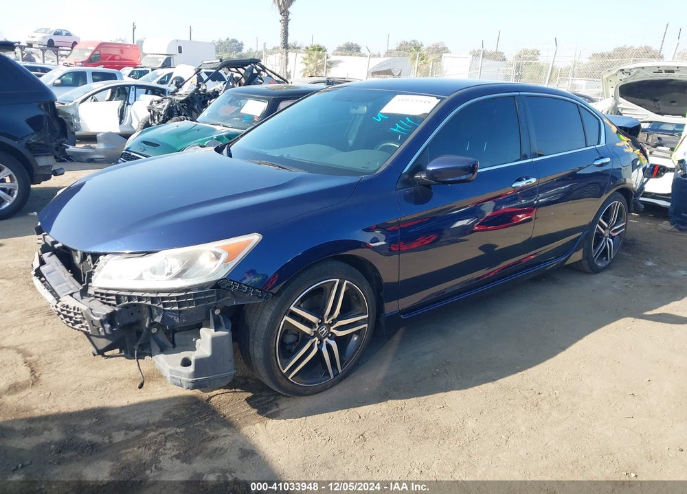 2017 HONDA ACCORD SPORT VIN: 1HGCR2F56HA172168