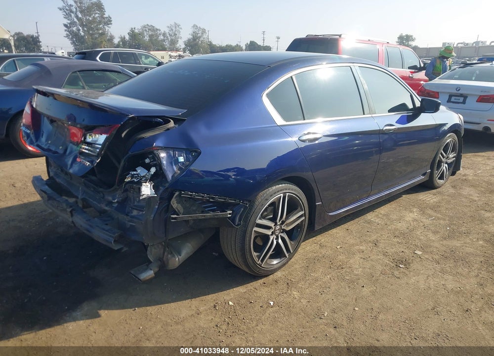 2017 HONDA ACCORD SPORT VIN: 1HGCR2F56HA172168