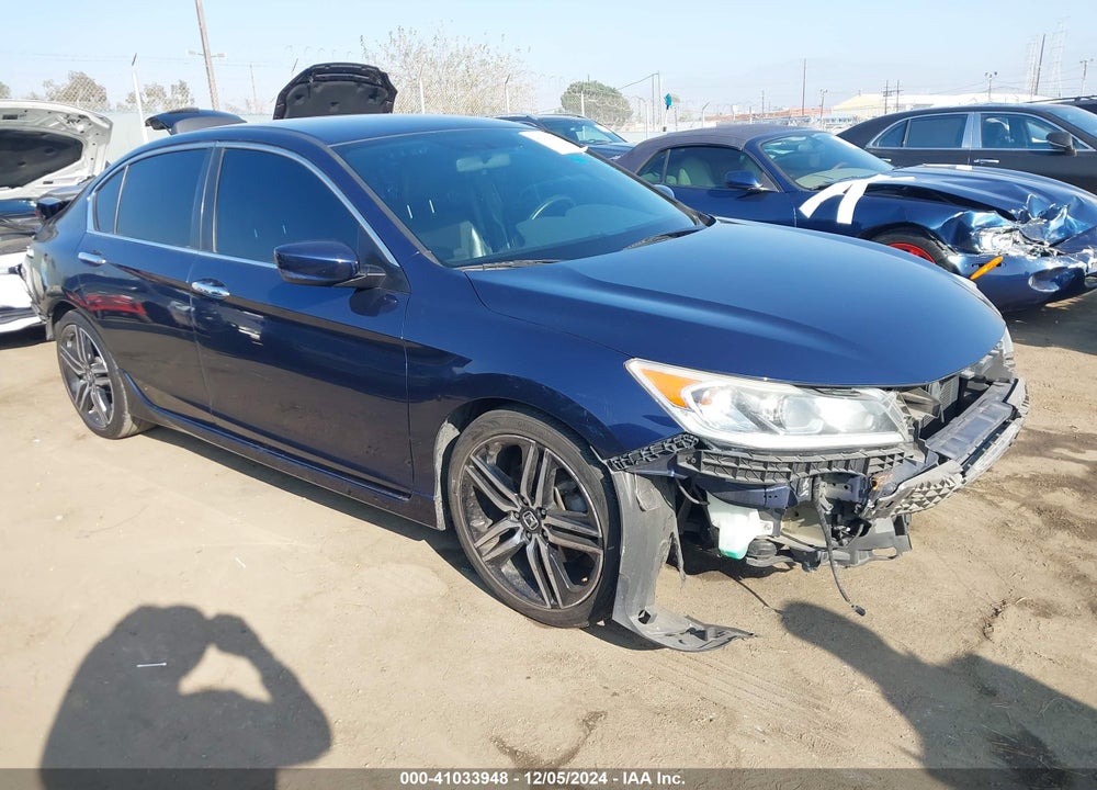 2017 HONDA ACCORD SPORT VIN: 1HGCR2F56HA172168