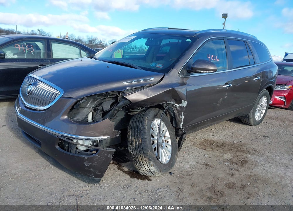 2012 BUICK ENCLAVE LEATHER VIN: 5GAKRCED3CJ302751
