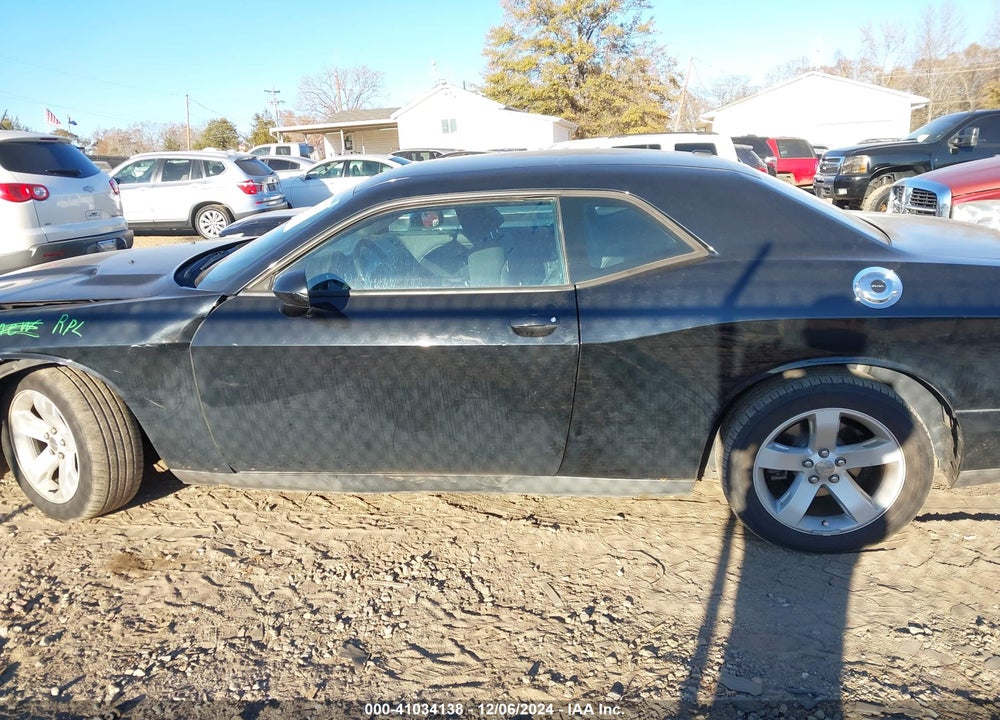 2012 DODGE CHALLENGER SXT VIN: 2C3CDYAGXCH186601