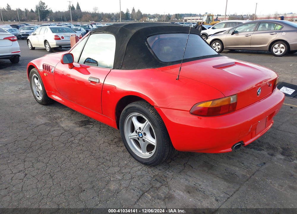 1997 BMW Z3 1.9L VIN: 4USCH7329VLB82862