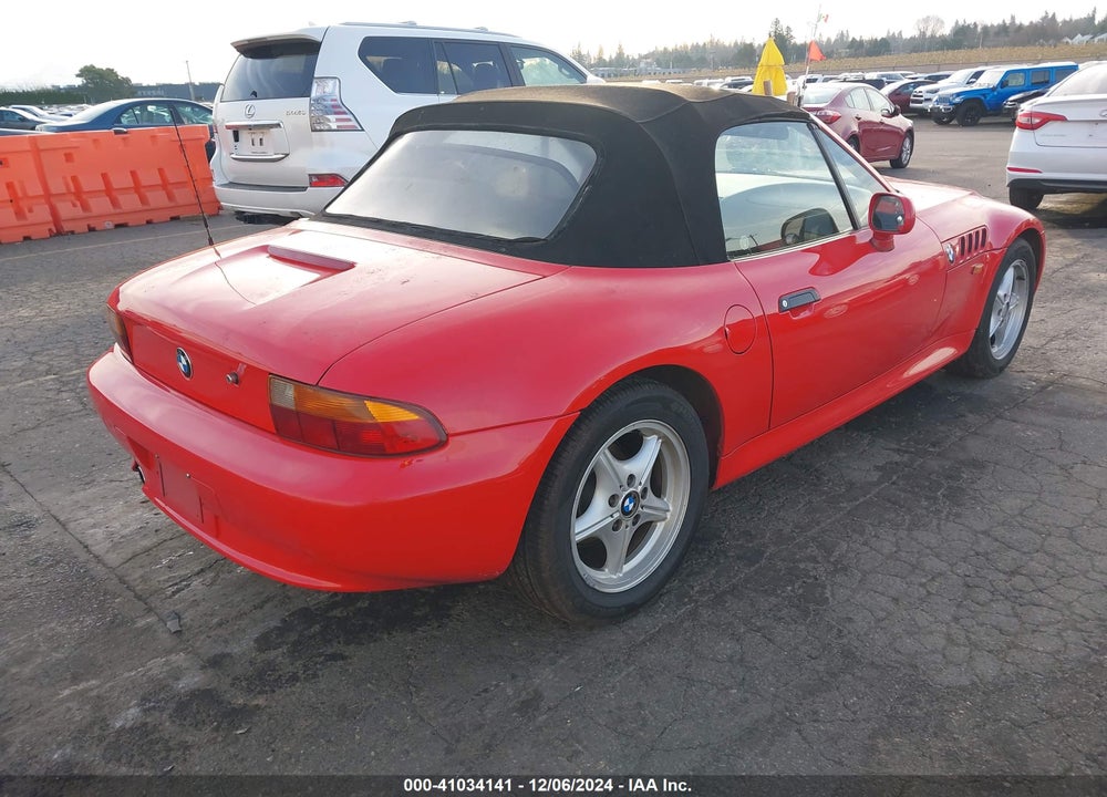 1997 BMW Z3 1.9L VIN: 4USCH7329VLB82862