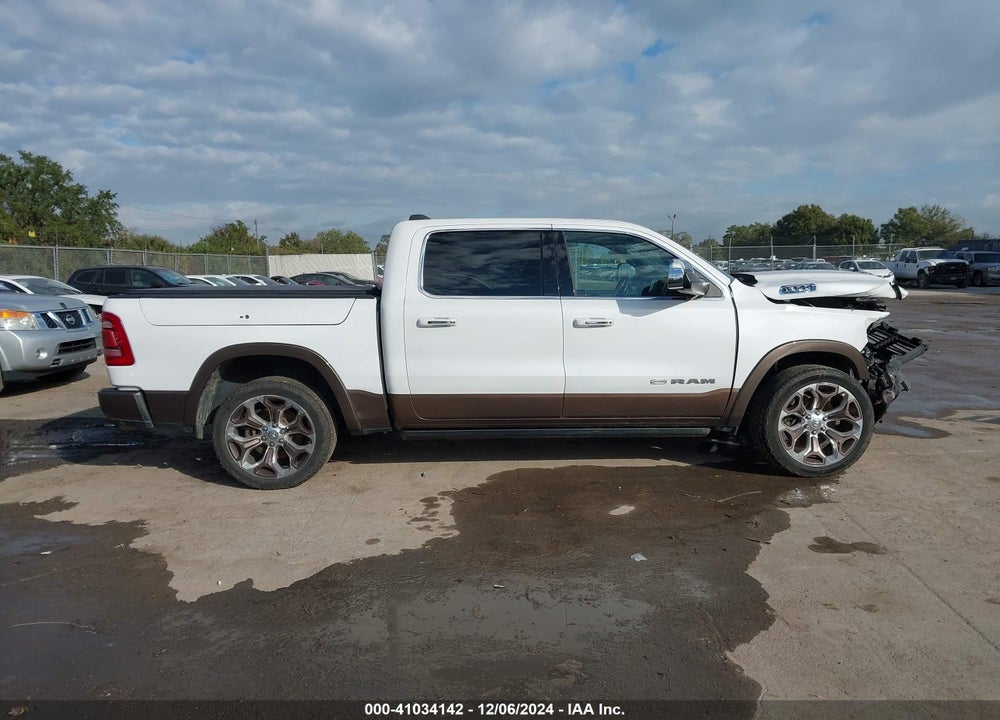 2021 RAM 1500 LIMITED LONGHORN 4X4 5'7 BOX VIN: 1C6SRFKTXMN552453