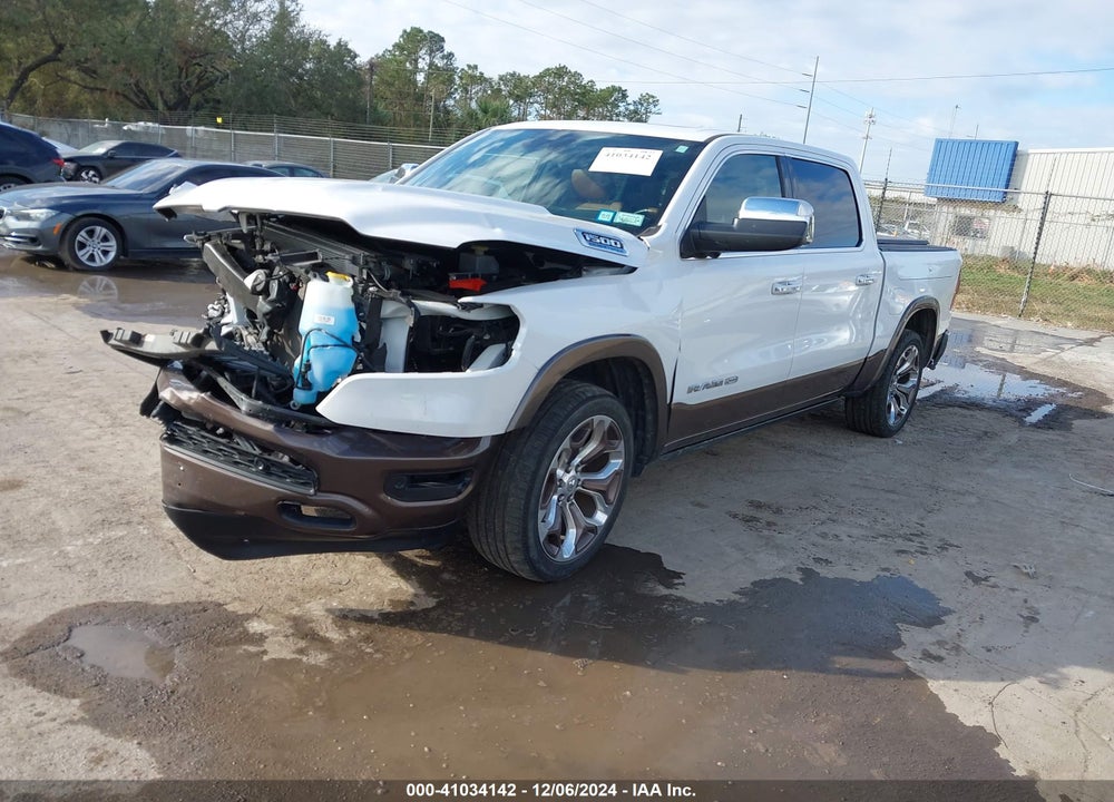 2021 RAM 1500 LIMITED LONGHORN 4X4 5'7 BOX VIN: 1C6SRFKTXMN552453