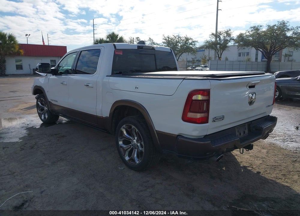 2021 RAM 1500 LIMITED LONGHORN 4X4 5'7 BOX VIN: 1C6SRFKTXMN552453
