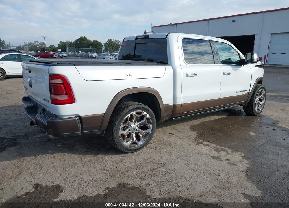 2021 RAM 1500 LIMITED LONGHORN 4X4 5'7 BOX VIN: 1C6SRFKTXMN552453
