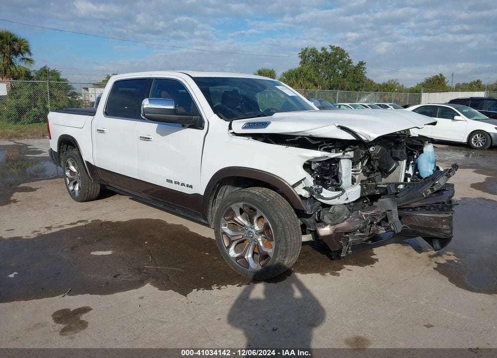 2021 RAM 1500 LIMITED LONGHORN 4X4 5'7 BOX VIN: 1C6SRFKTXMN552453