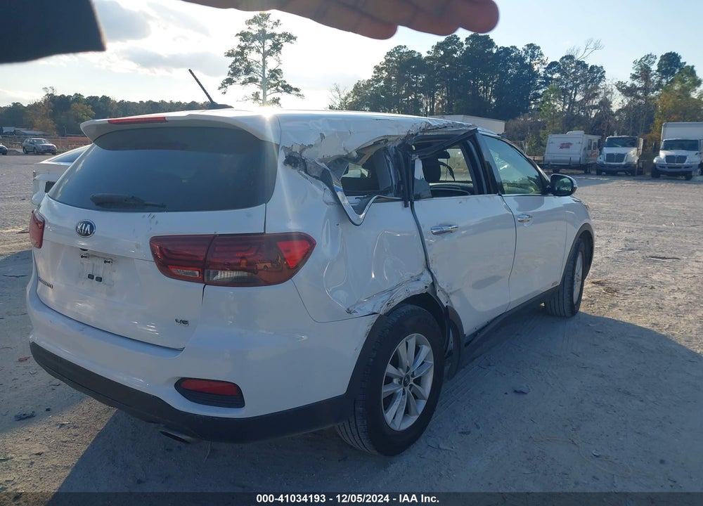 2019 KIA SORENTO 3.3L LX VIN: 5XYPGDA56KG493417