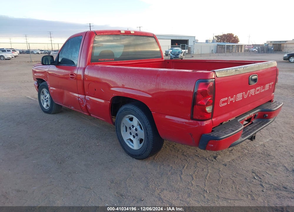 2006 CHEVROLET SILVERADO 1500 WORK TRUCK VIN: 3GCEC14V56G187412