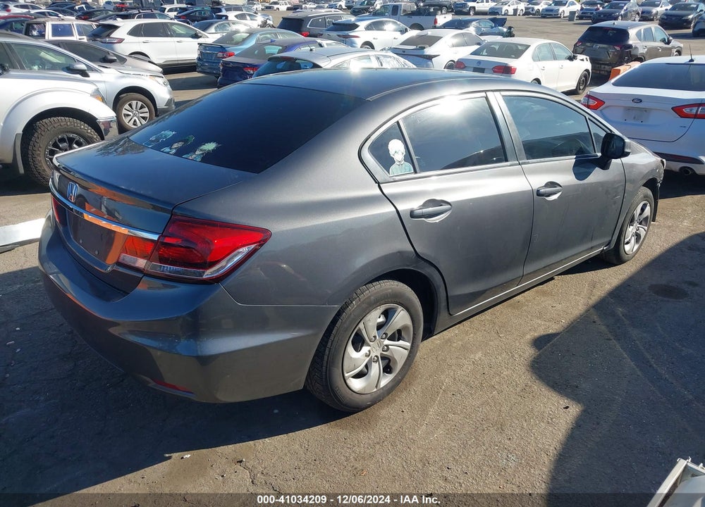 2013 HONDA CIVIC LX VIN: 2HGFB2F55DH564958