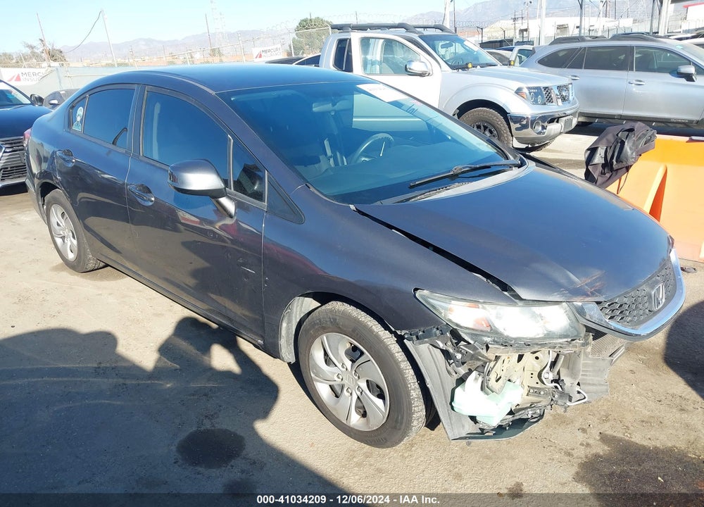 2013 HONDA CIVIC LX VIN: 2HGFB2F55DH564958