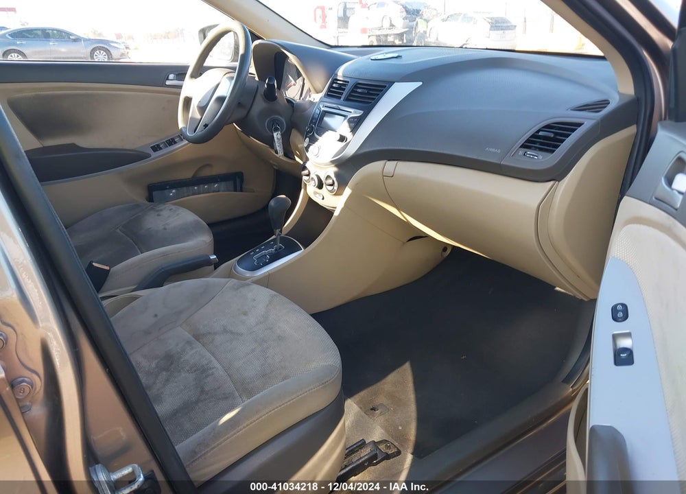 2013 HYUNDAI ACCENT GLS VIN: KMHCT4AE5DU537480