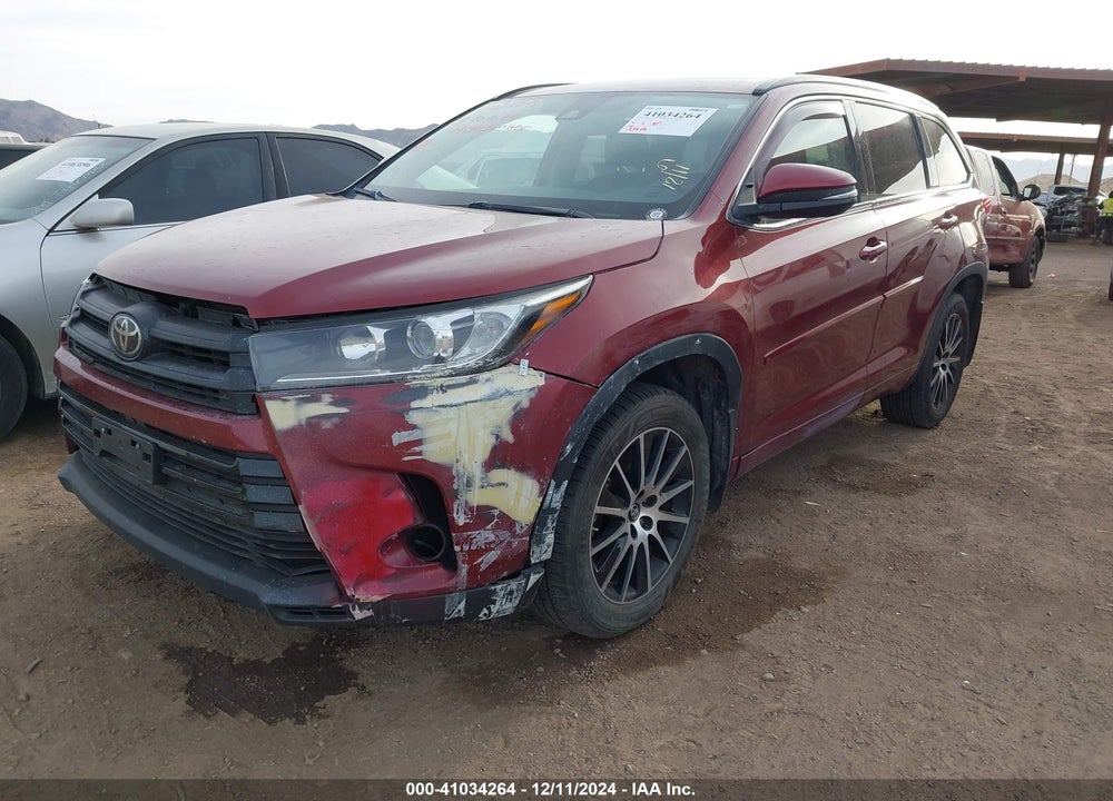 2018 TOYOTA HIGHLANDER VIN: 5TDJZRFH6JS495704