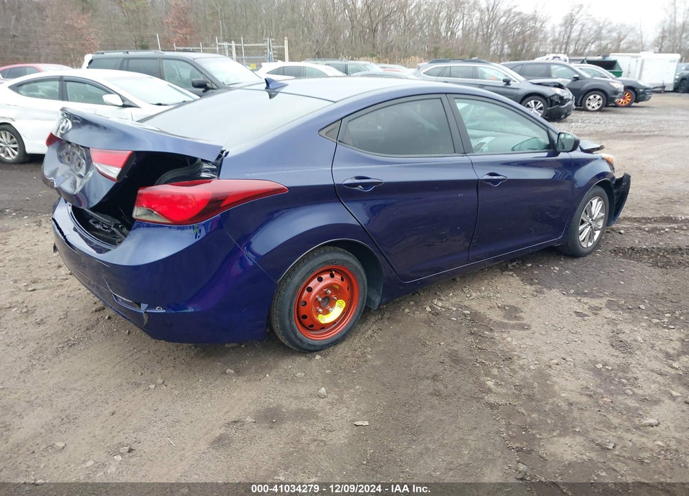 2014 HYUNDAI ELANTRA SE VIN: 5NPDH4AE1EH478904
